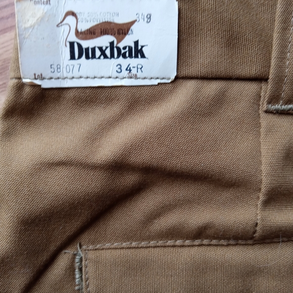 Men's Duxbak hunting/shooting/fishing field canvas outdoor pants nwt 34R - Picture 5 of 9